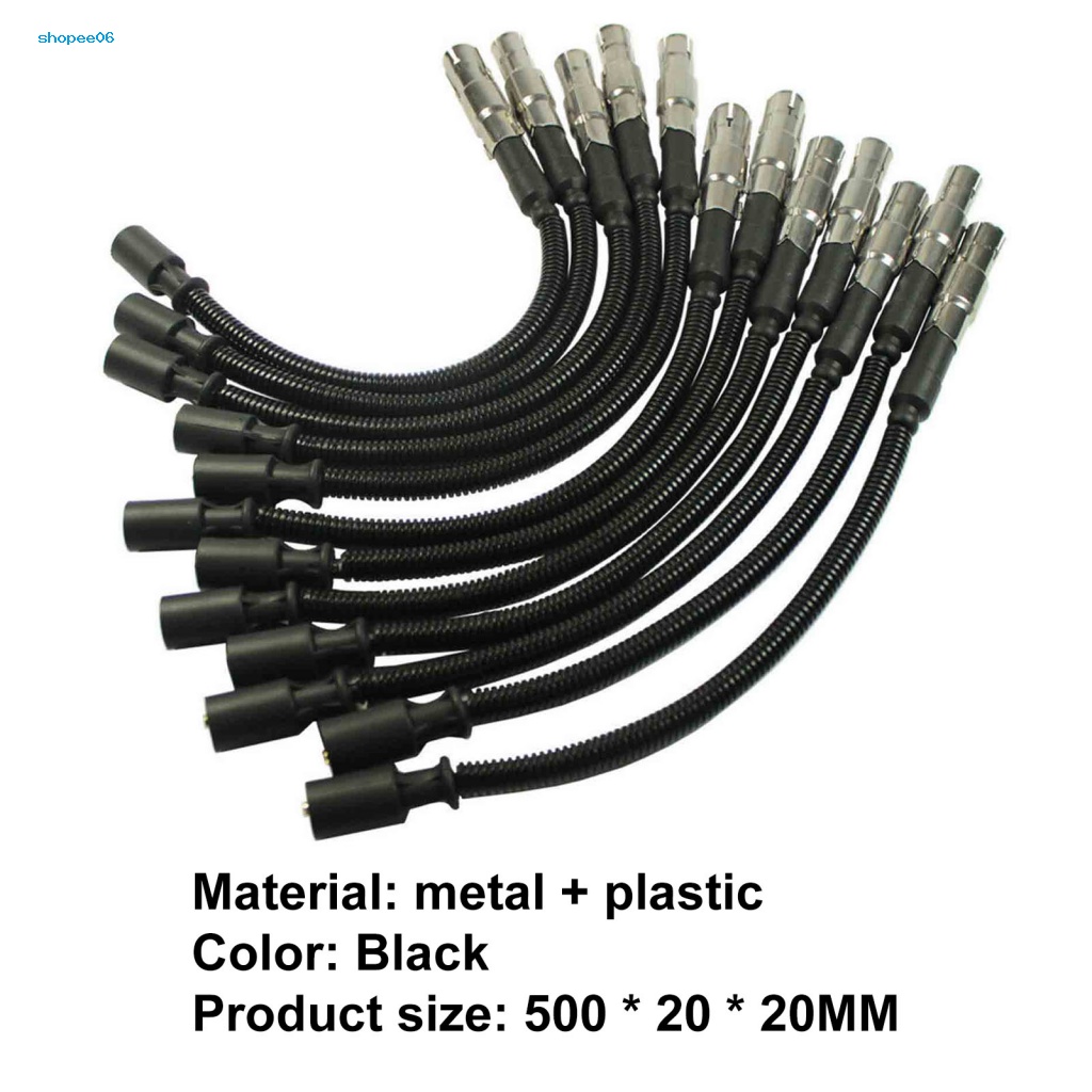 Set 12 Dây Đánh Lửa Bằng Nhựa Chống Mài Mòn 1121500218 Phụ Kiện Cho Mercedes-Benz