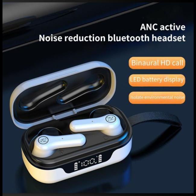 Tai Nghe Nhét Tai Zevaret Yyk-anc Pro Tws Bluetooth 5.1 Chống Ồn Có Màn Hình Cảm Ứng Kỹ Thuật Số