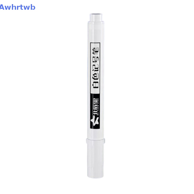 Bút Lông Đánh Dấu Màu Trắng Ngòi Dày Chống Thấm Nước Nhanh Khô Dùng Cho Động Cơ Kim Loại Mới