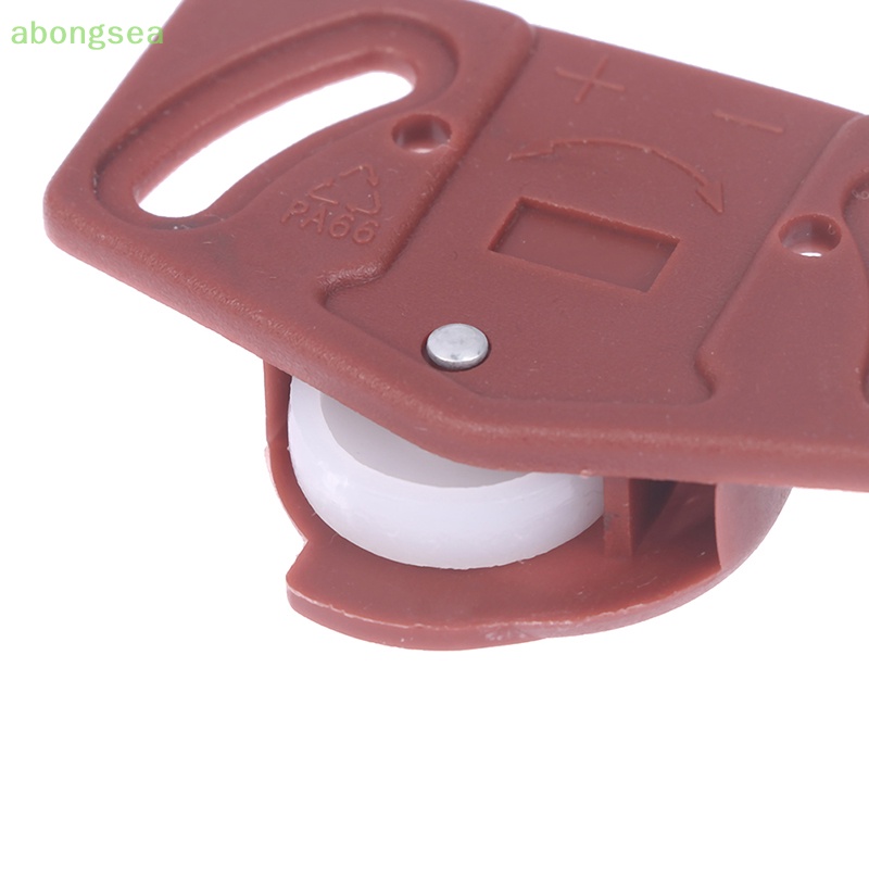 Set 4 Cặp Con Lăn Bảng Mạch Điện Bằng Nhựa ABS Dùng Cho Tủ Quần Áo / Nội Thất