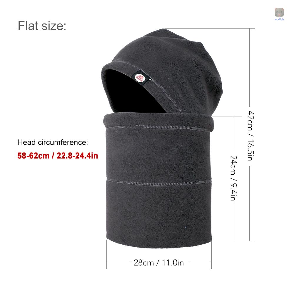 Bộ Mũ Trùm Đầu Và Cổ Bằng Lông Cừu Chống Tĩnh Điện Giữ Ấm Mùa Đông Cho Nam Nữ