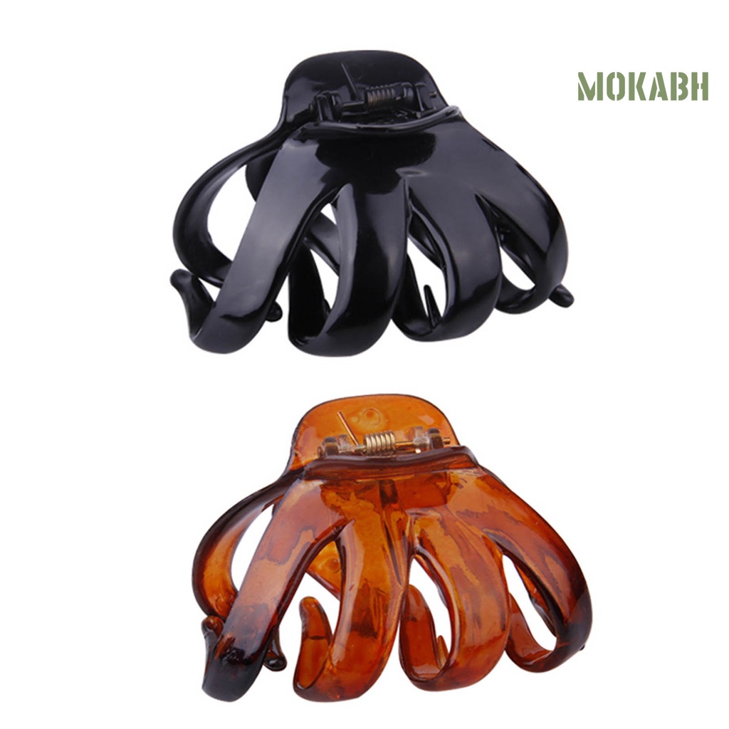 Bộ 4 Kẹp Tóc Màu Trơn Chống Rơi Phong Cách Hàn Quốc Cho Nữ