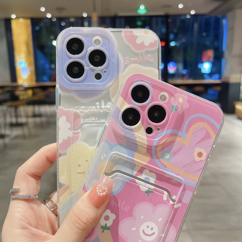 Ốp Điện Thoại Hình Hoa Hướng Dương Mặt Cười Cho iPhone 14 13 12 11 Pro Xs Max XR X 8 7 6 6S 14 Plus 13 12 Mini SE 2020 2022