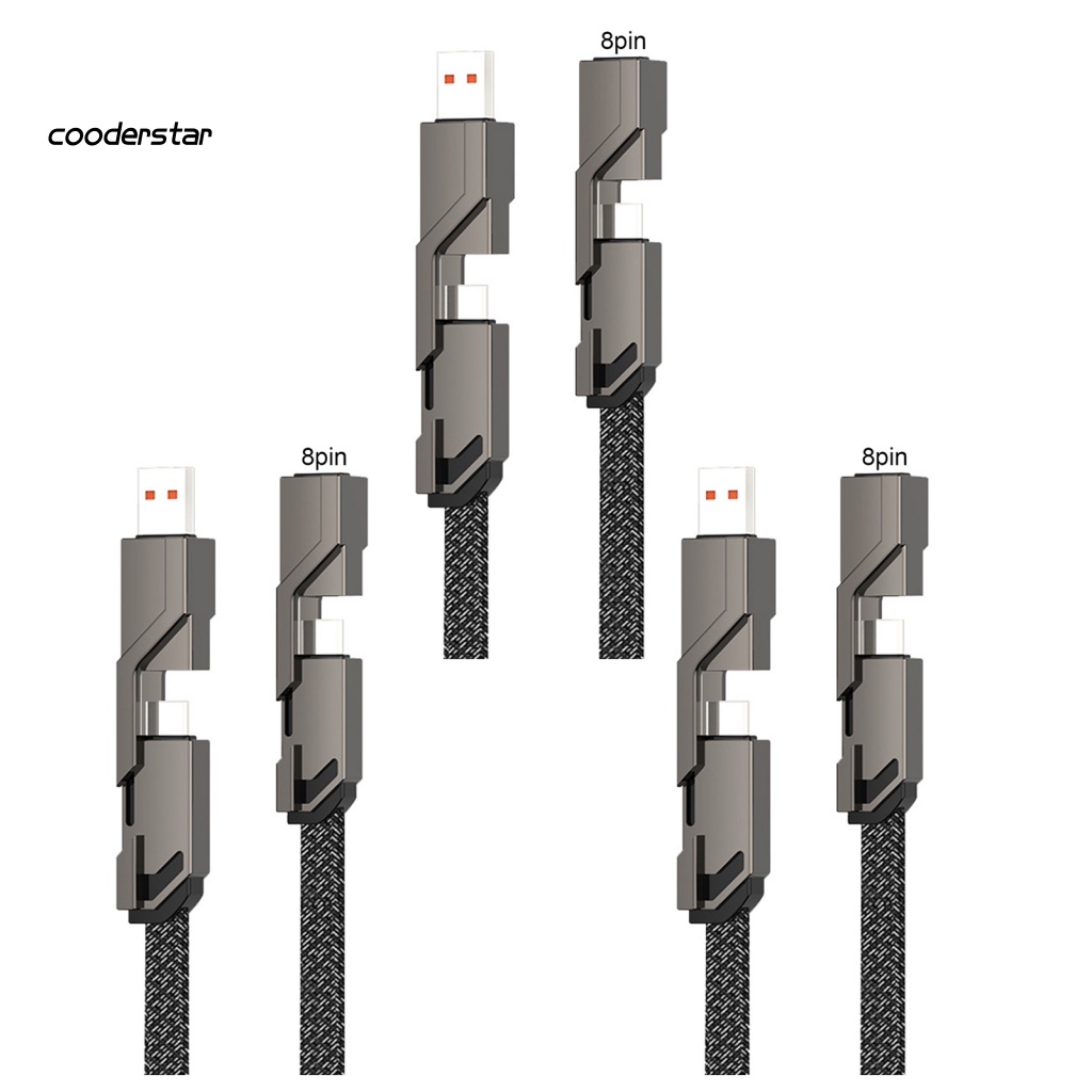 Dây Cáp Sạc Điện Thoại Hai Đầu Chống Rối Tiện Dụng