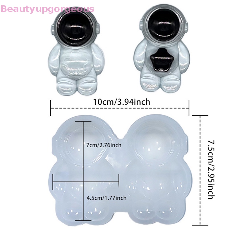 Khuôn Silicone Tạo Hình Phi Hành Gia Làm Móc Khóa Diy