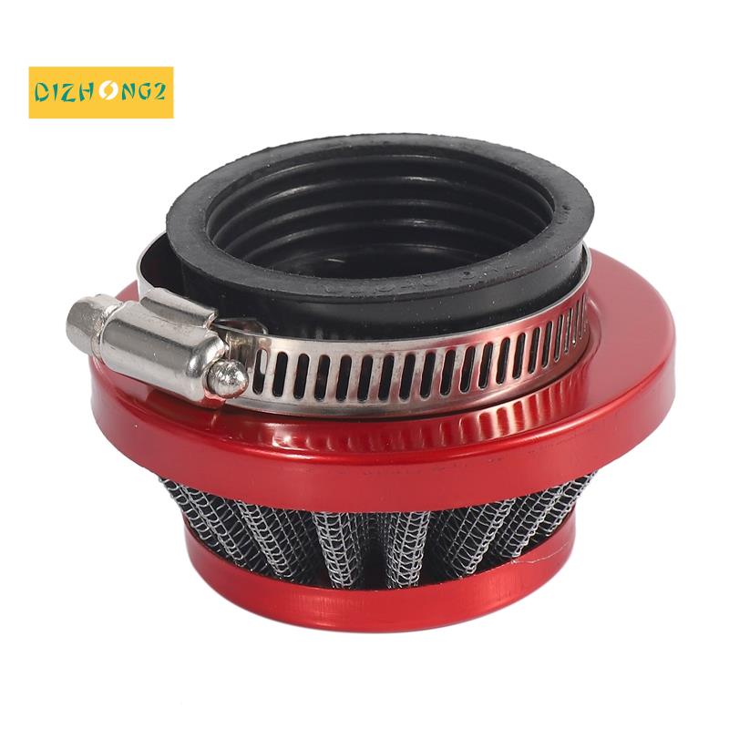 Bộ lọc không khí 44Mm cho 47Cc 49Cc 2 thì Bộ nâng cấp xe đạp siêu bỏ túi Mini Dirt Bike Atv Quad Aluminium Air Filter Set Red