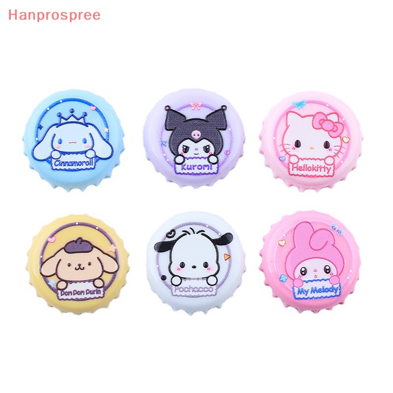 Set 10 Phụ Kiện Kẹp Tóc / Điện Thoại Hình Mèo Hoạt Hình Dễ Thương DIY