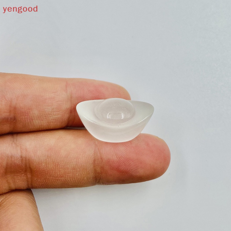 (YGD) Set 5 Mô Hình Giày Mini Bằng Nhựa Resin Màu Vàng Dạ Quang DIY