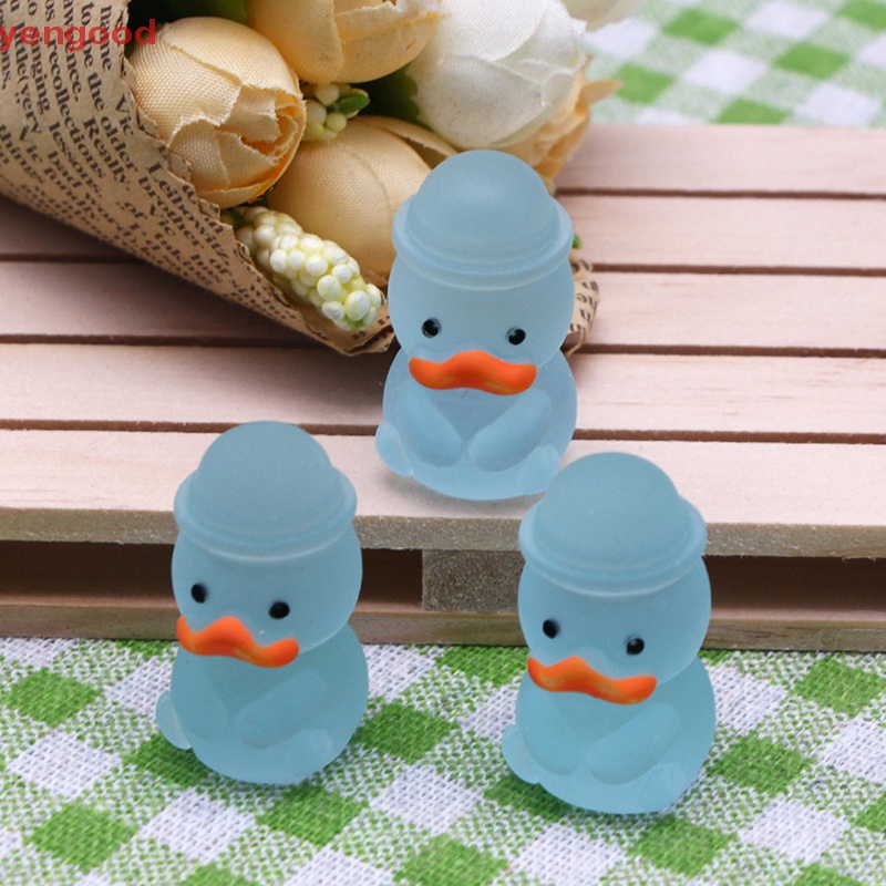 (YGD) Vịt Hoạt Hình Phát Sáng Trong Bóng Tối Trang Trí Màu Sắc Ngẫu Nhiên