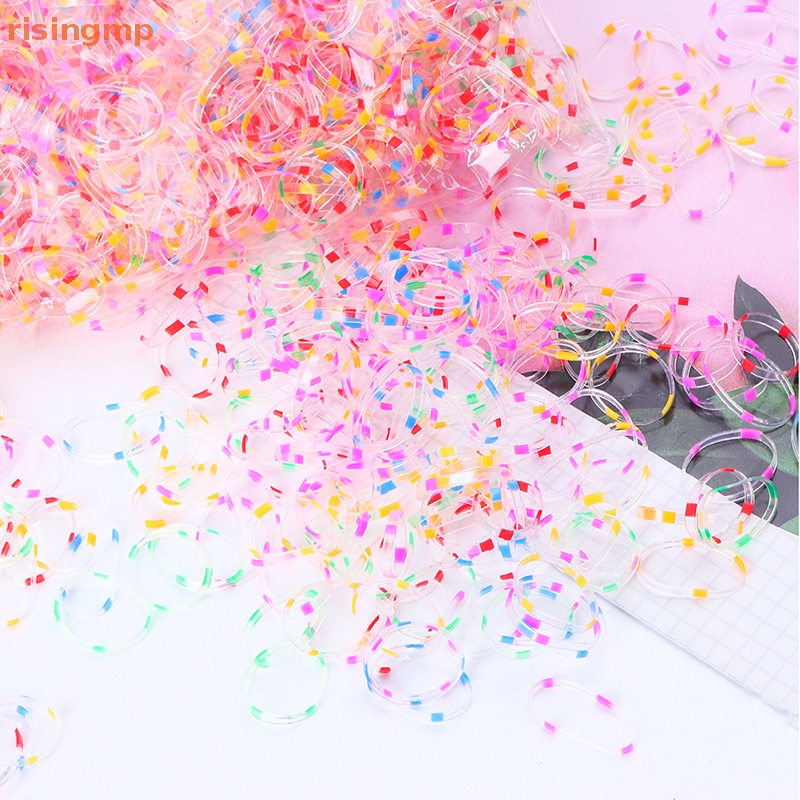 Set 1000 Dây Thun Cột Tóc Không Đau Dùng Một Lần Dành Cho Bé Gái