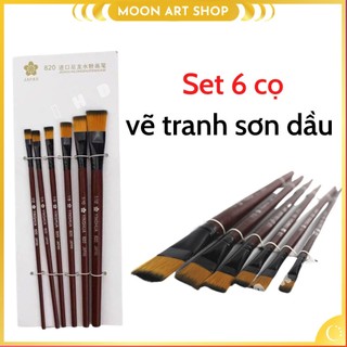 Bộ cọ đầu bằng 6 cây