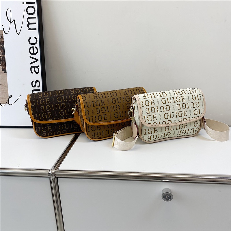 Ielgy Túi Đeo Chéo Vuông Nhỏ Nhắn Có Thể Điều Chỉnh Độ Cao Có Dây Đeo Bản Rộng Thời Trang retro Cho Nữ