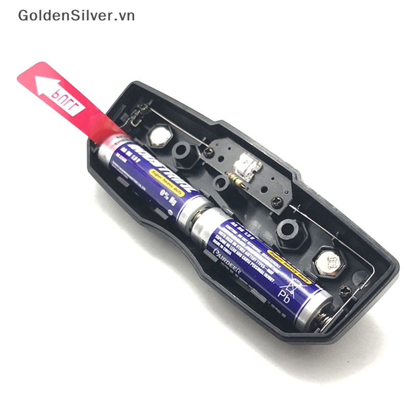 Đèn LED Cảnh Báo Ánh Sáng Vàng Bạc Chống Nước Gắn Yên Sau Xe Đạp Leo Núi