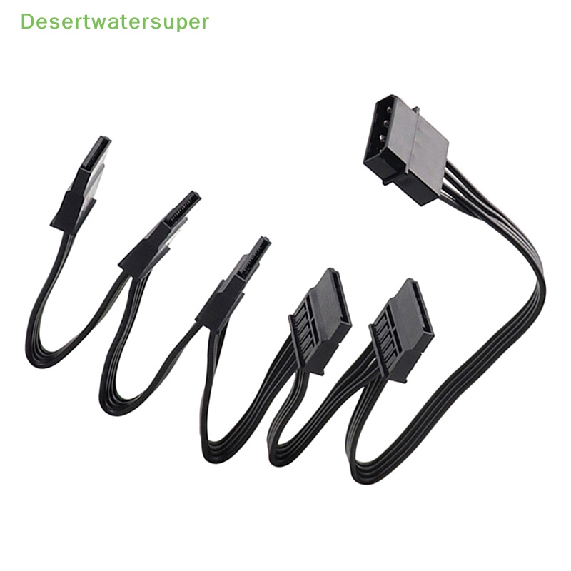 Cáp Chia Nguồn Ổ Cứng 4pin IDE Male 1 Sang 5 SATA 15Pin