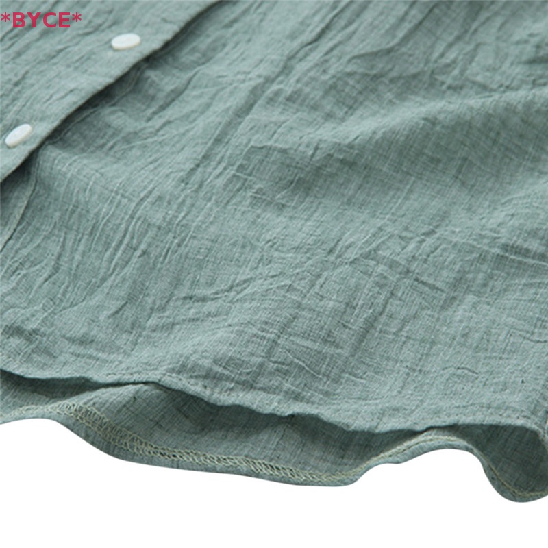 Áo Sơ Mi Tay Dài Dáng Rộng Bằng Vải Lanh Thời Trang Mùa Thu Cho Nữ Mới