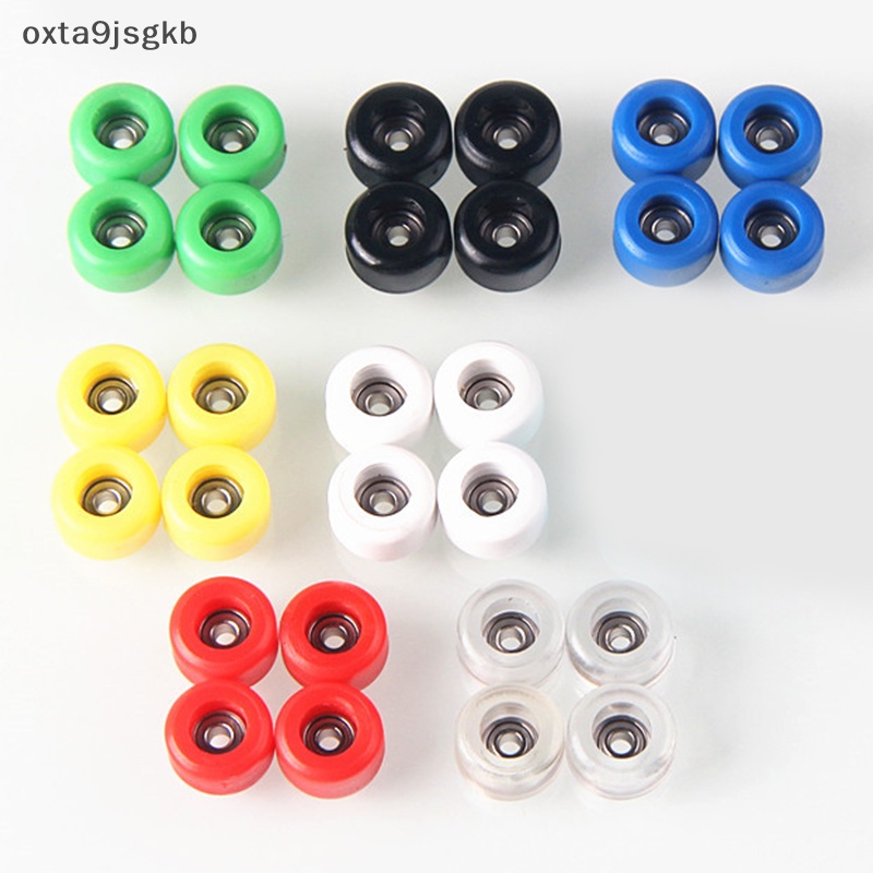 4 cái/bộ PU + Kim loại Urethane CNC mang bánh xe cho gỗ Fingerboard bánh xe
