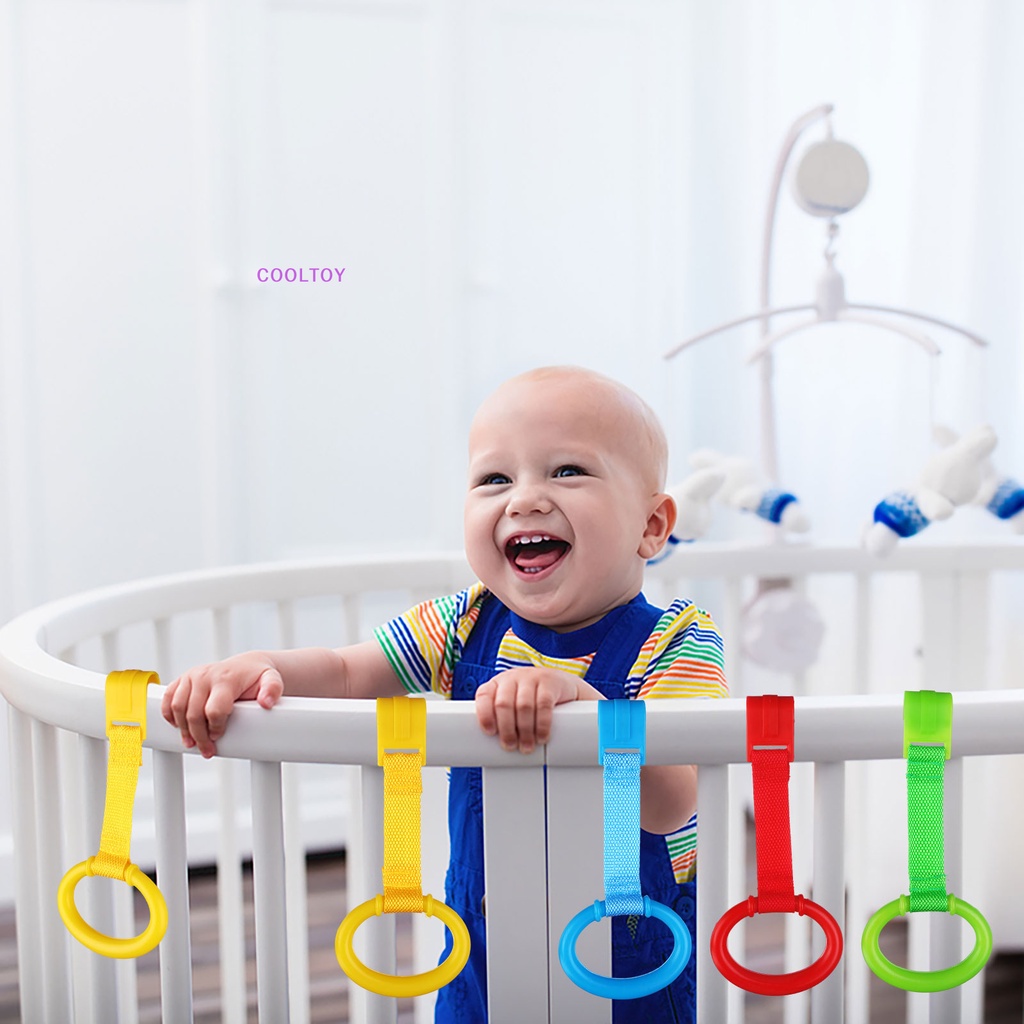 Set 16 Vòng Kéo Gắn Nôi Em Bé 4 Màu Sắc Đa Dạng