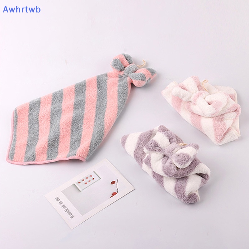 Khăn Lau Tay Vải Nhung San Hô Mềm Mại Thấm Hút Nước Nhanh Khô Tiện Dụng Cho Nhà Bếp / Phòng Tắm