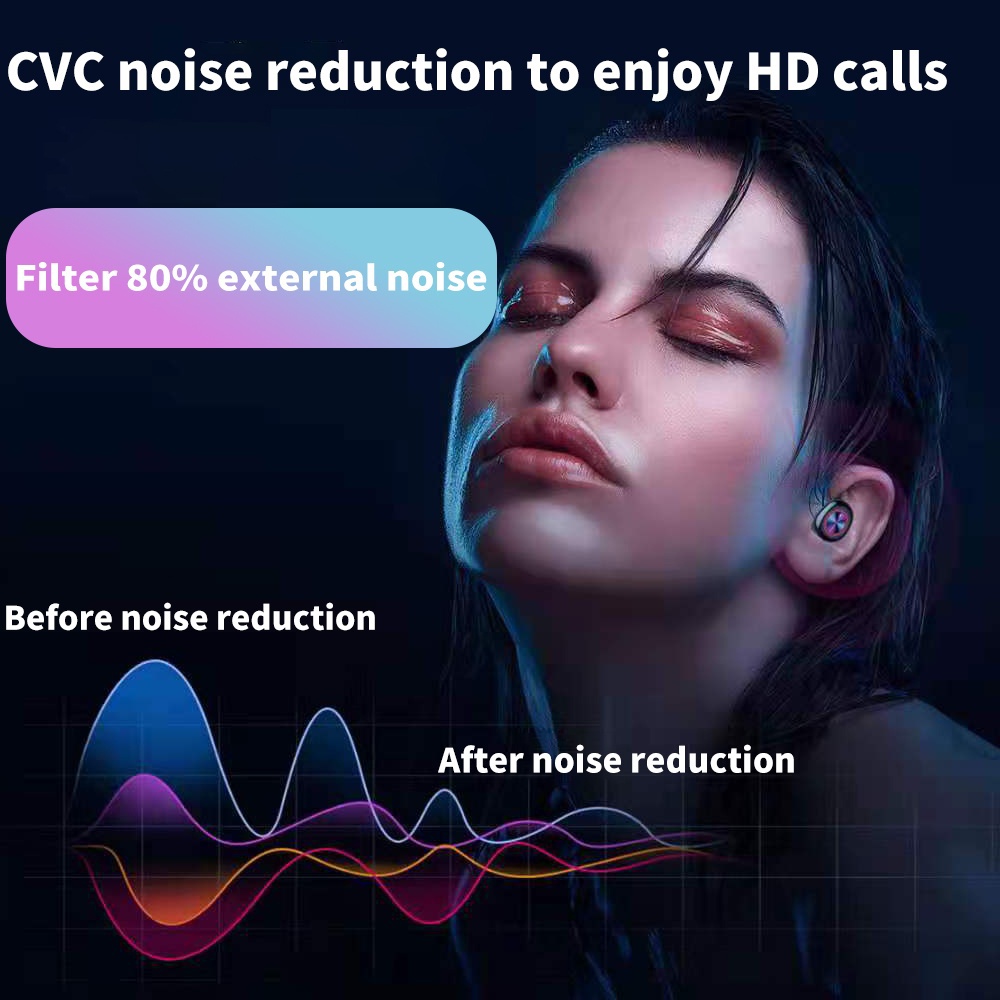 Tai Nghe Bluetooth 5.0 Không Dây Y50 tws Chống Thấm Nước ipx7 UNX9