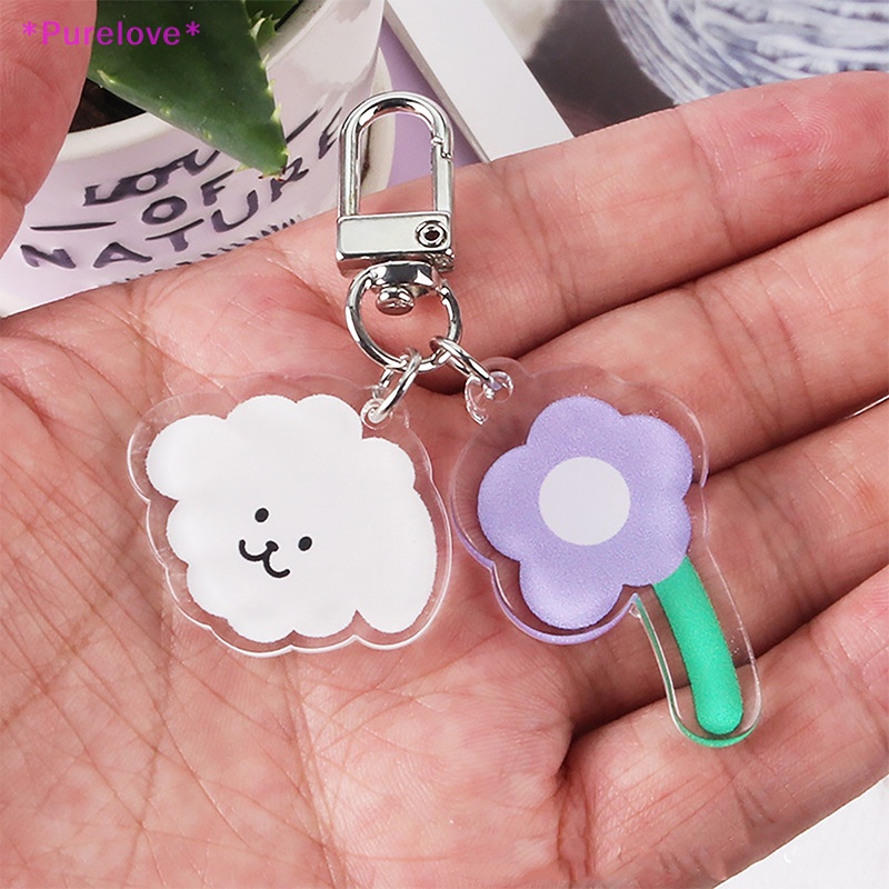 Móc Khóa Hình Hoa Tulip Xinh Xắn Mới