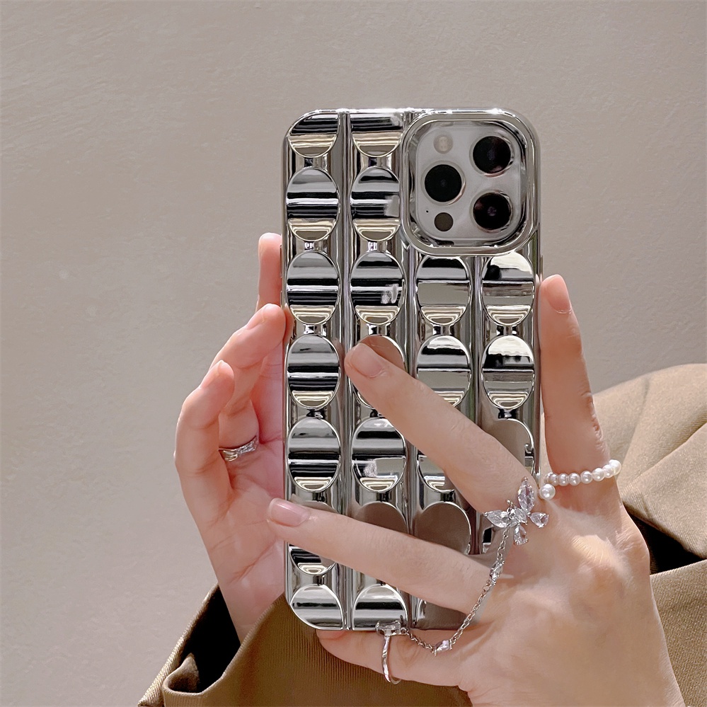 Ôp Điện Thoại Silicon Dẻo Tráng Gương Họa Tiết Thời Trang Sang Trọng Cho iphone 15 pro max 14 pro max 13 pro max 12 pro max 11 Ốp