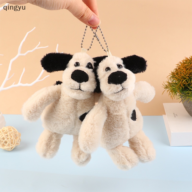 Đồ chơi nhồi bông Hình Chú Chó Hoạt Hình Mềm Mại Trang Trí Ba Lô / Móc Khóa