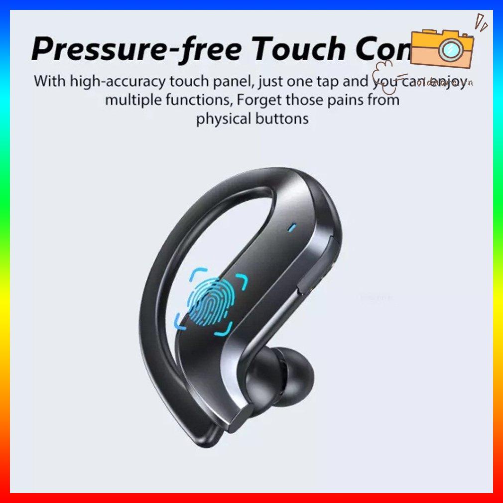 Tai nghe Bluetooth thông minh hiển thị kỹ thuật số gắn trên tai MD03-Đen