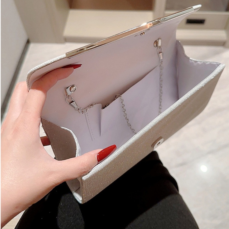 Túi Đeo Chéo Vai Kiểu Bì Thư Lấp Lánh Thời Trang Sành Điệu Cho Nữ