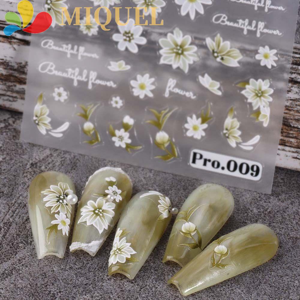 Hình Dán Trang Trí Móng Tay Họa Tiết Hoa Tulip Ngọt Ngào Thời Trang Xuân Hè Cho Nữ