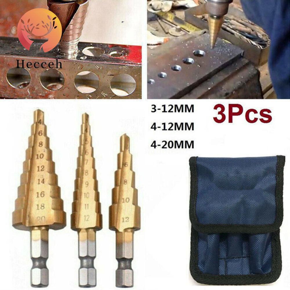 Set 3 Mũi Khoan Lỗ Bằng Kim Loại HSS Tốc Độ Cao