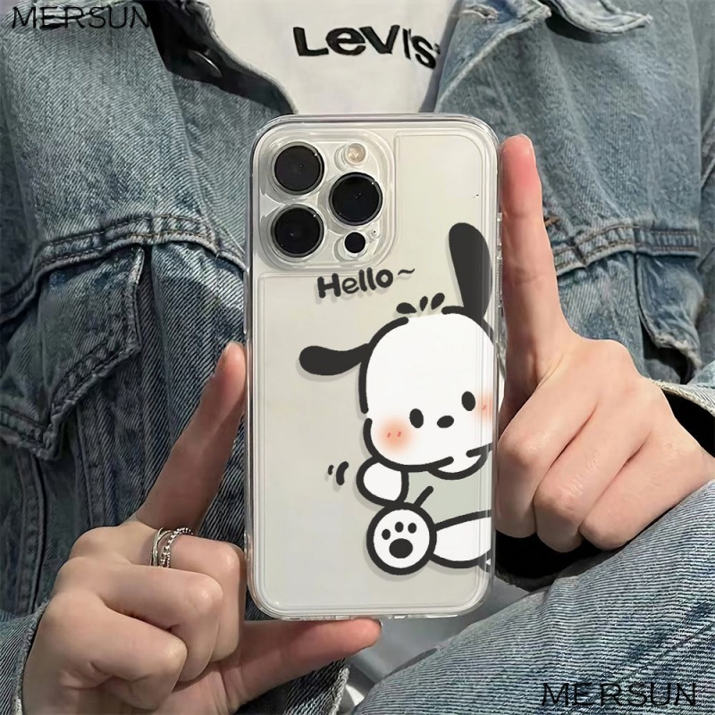 ✅Ốp Điện Thoại Mềm Chống Sốc Hình Chú Chó Pacha Cho Iphone 14Pro 12 6In11 7813 GFZC