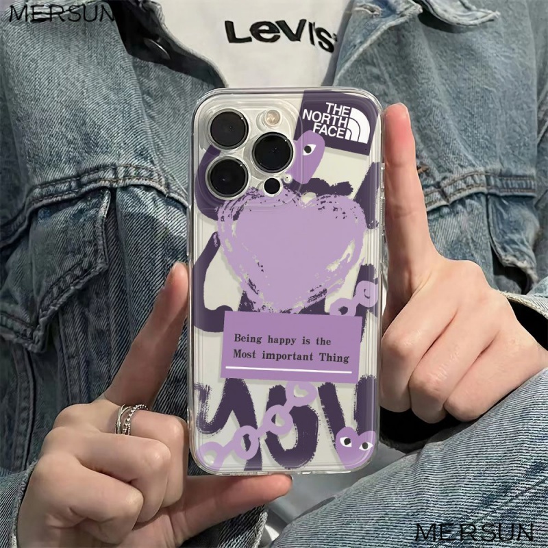 ✅Ốp Điện Thoại Dẻo Họa Tiết Trái Tim Phong Cách Đường Phố Chống Sốc Cho iPhone12 H41B 6Inplusmax 78 1314pro11