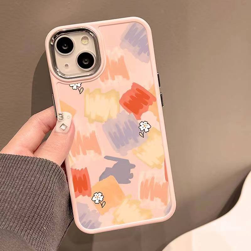 ✅Ốp Điện Thoại Mềm Màu Nước Mùa Hè / Metal 11 Iphone13Pro Apple 14pro Max xr12