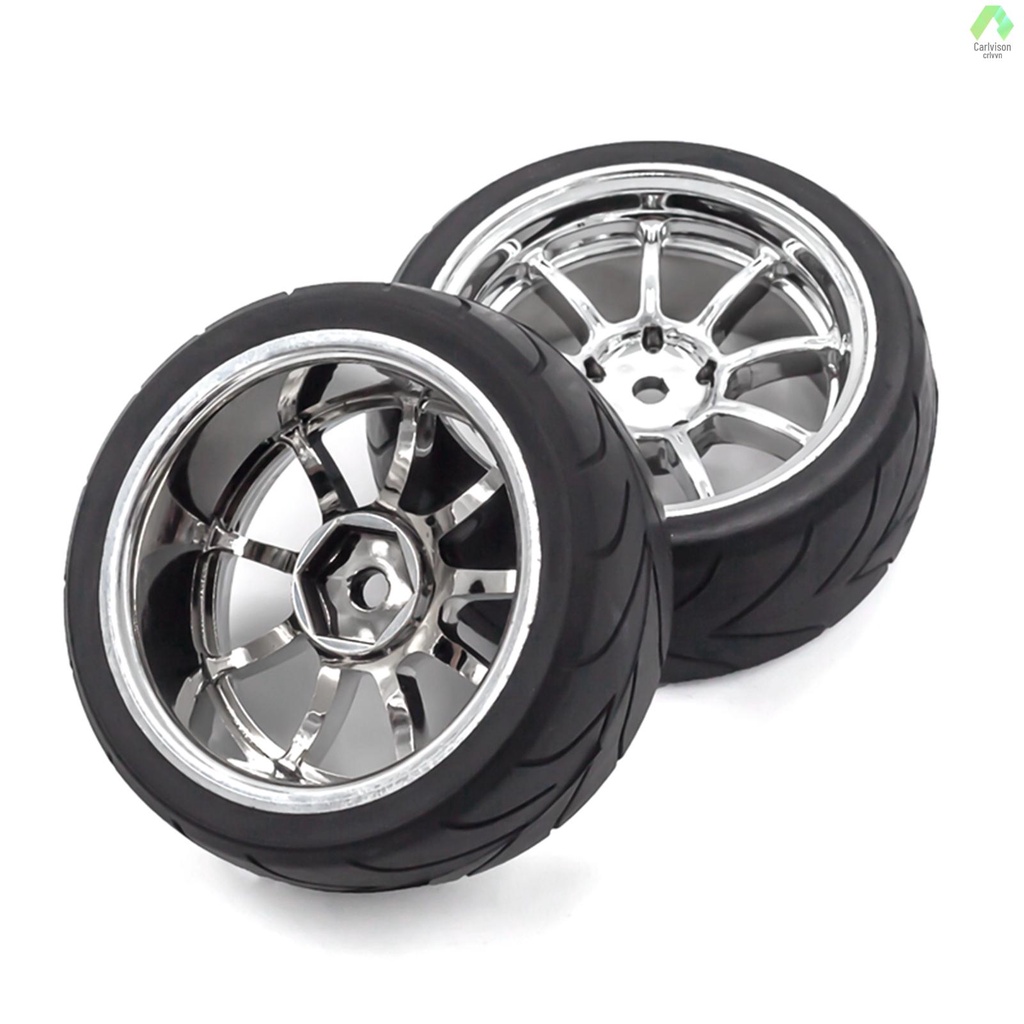 Set 4 Bánh Xe Thay Thế Chuyên Dụng Cho Xe Điều Khiển HSP94123 94122 D5 yokomo RC 1 / 10