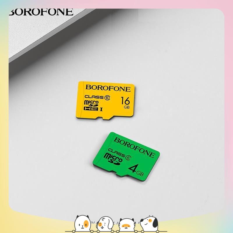 Thẻ Nhớ Micro SD Borofone Class 10 Chính Hãng - Dung lượng 4G/8G/16G/32G/64G/128G