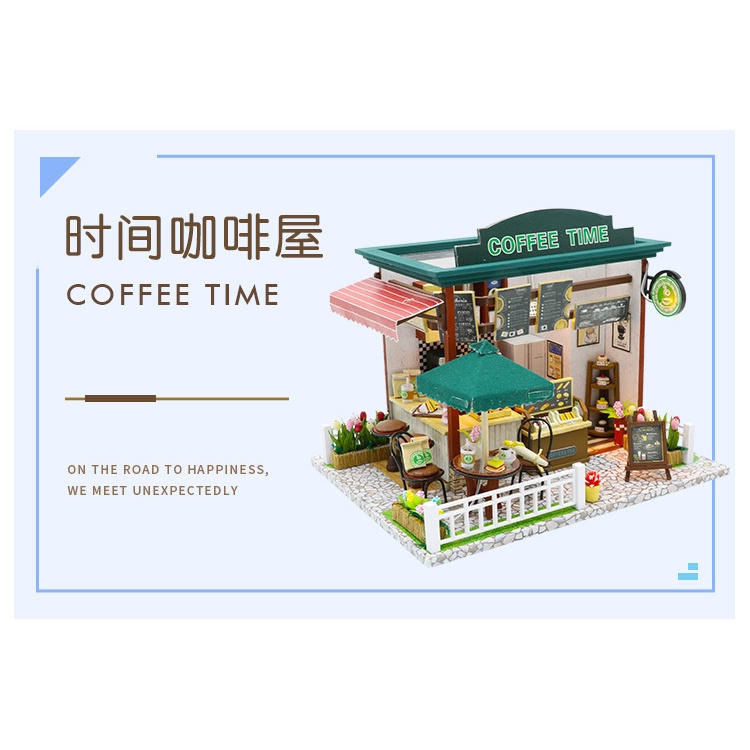 Mô Hình Tòa Nhà villa Hồng Kông diy bsl9 Làm Quà Tặng Sinh Nhật Sáng Tạo