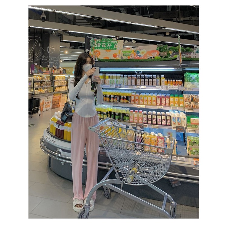 Áo Khoác Chống Nắng Và Tia UV Bằng Lụa Lạnh Mỏng Nhẹ Thoáng Khí Thời Trang Mùa Hè Cho Nữ