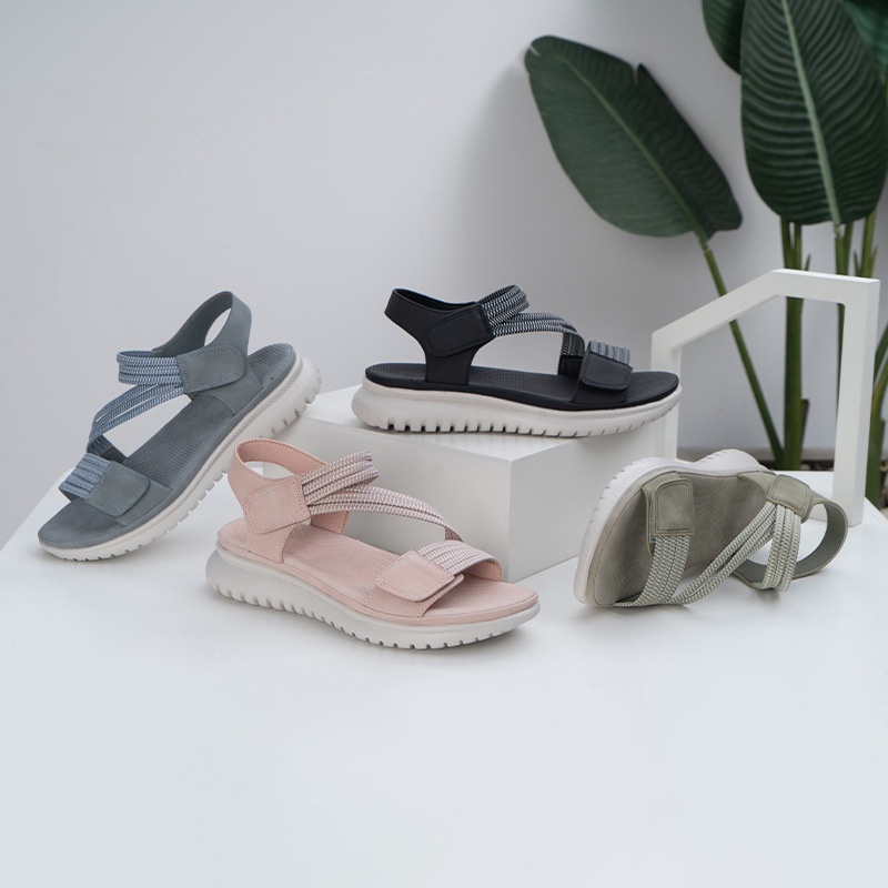 Giày Sandal Đế Xuồng Mềm Dày Dặn Chống Trượt Hở Ngón Dành Cho Nữ