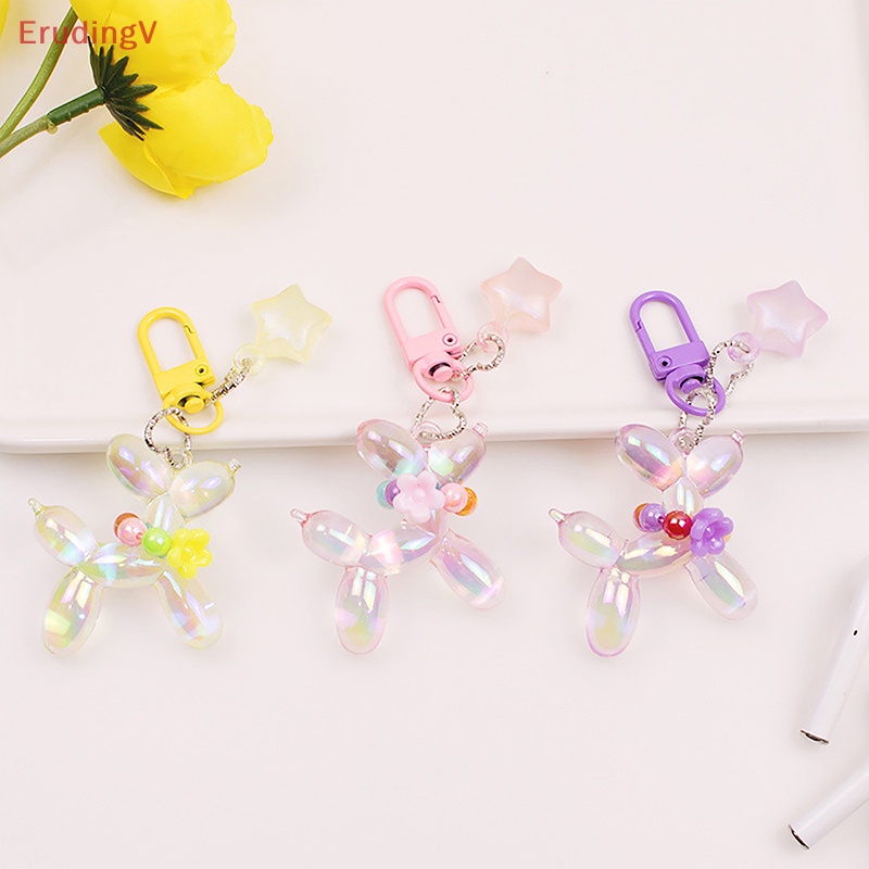 1 Móc Khóa Nhựa Resin Hình Thú Cưng Hoạt Hình Nhiều Màu Dễ Thương Cho Cặp Đôi