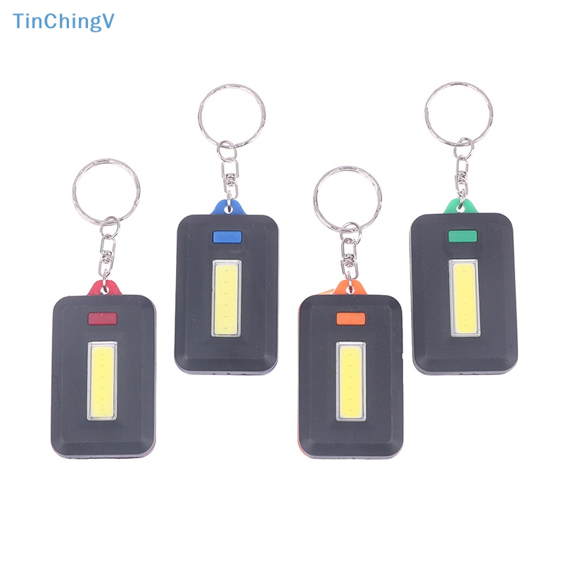 1 Móc Khóa Đèn Pin LED COB Mini Có Thể Mang Đi Tiện Dụng