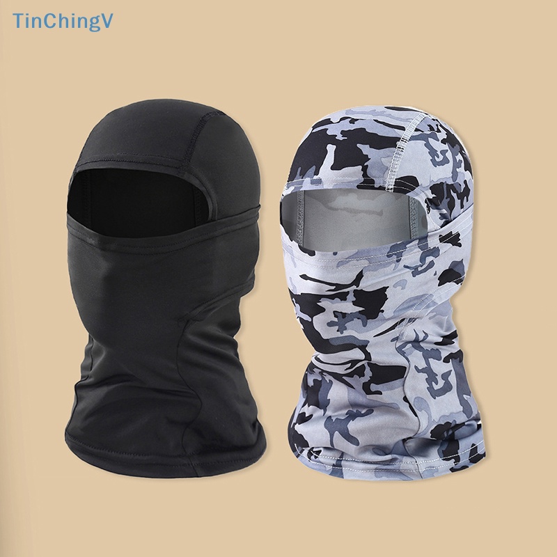 [TinChingV] Mũ Trùm Đầu Kiêm Khẩu Trang Che Mặt Thoáng Khí Họa Tiết Rằn Ri Đi Xe Đạp / Leo Núi / Trượt Tuyết Dành Cho Nam