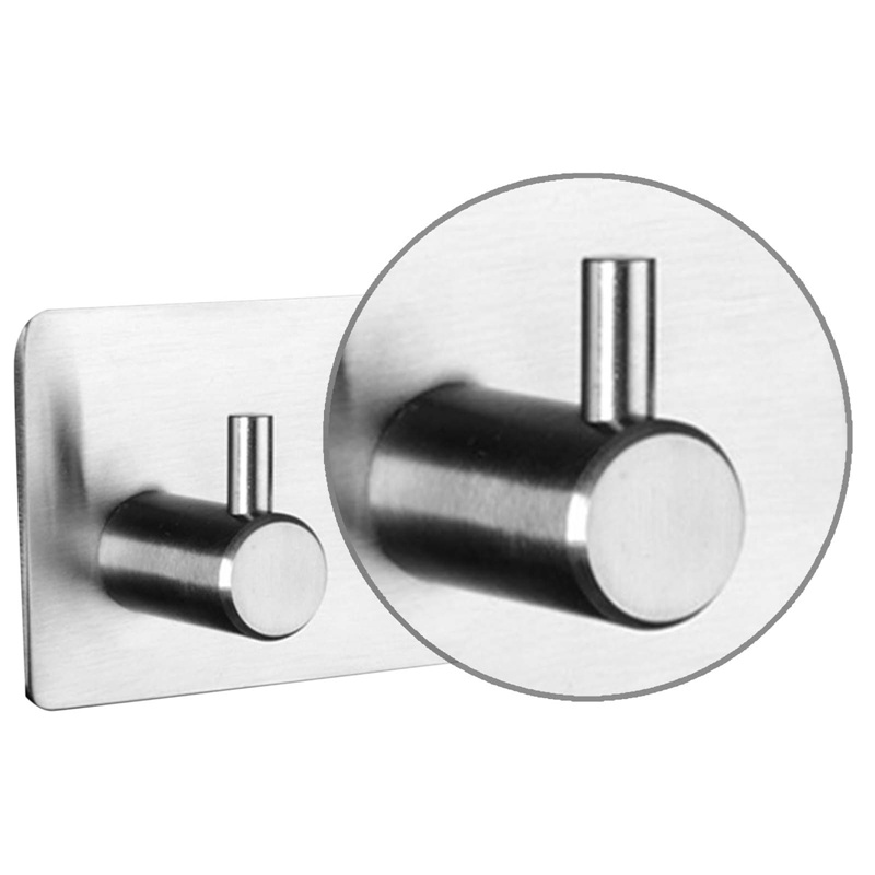Móc Treo Đồ Bằng Thép Không Gỉ 304 Thiết Kế Dính Chắc Chắn