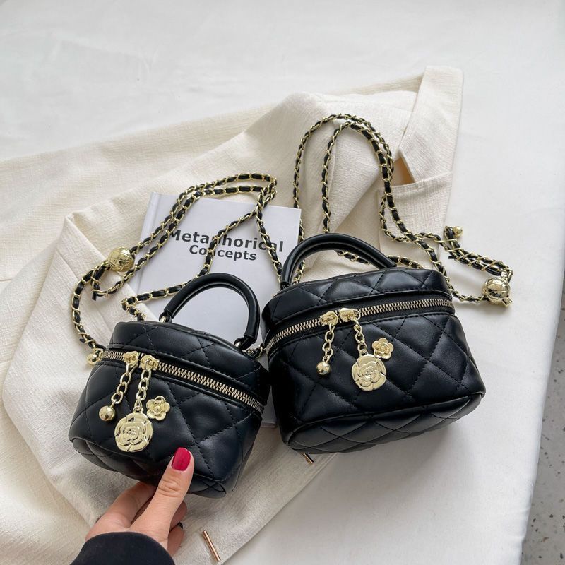 Túi Đeo Chéo Dây Rút Hình Que Kem Đính Kim Cương Thời Trang Cho Nữ