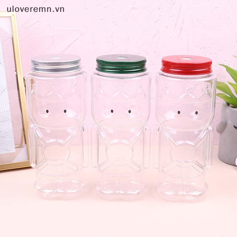 Uloveremn Bình Nước Trong Suốt Thiết Kế Sáng Tạo Đáng Yêu