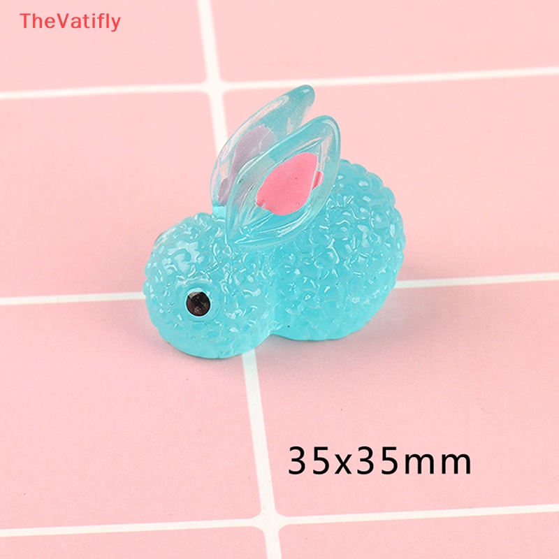 [Thevalifly] Mô Hình Gà Con Bằng Nhựa Resin Dạ Quang Mini Dễ Thương Trang Trí Bảng Điều Khiển Xe Hơi / Nhà Cửa / Sân Vườn