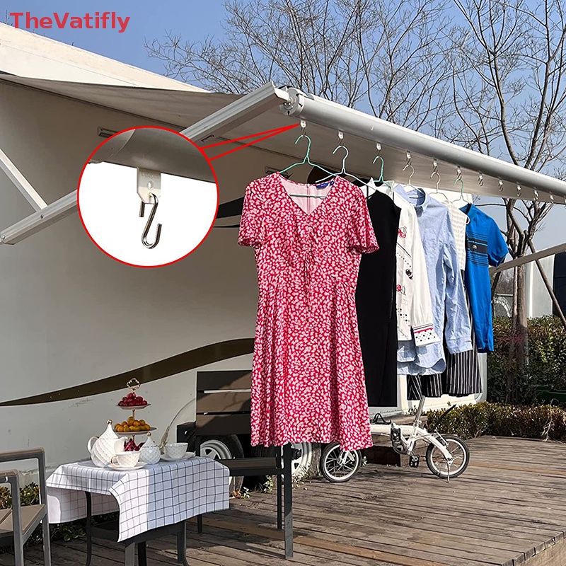 [Thevalifly] Móc Treo Lều Cắm Trại RV Có Kẹp Treo Đèn Cho Dịp Tiệc Tùng / Cắm Trại