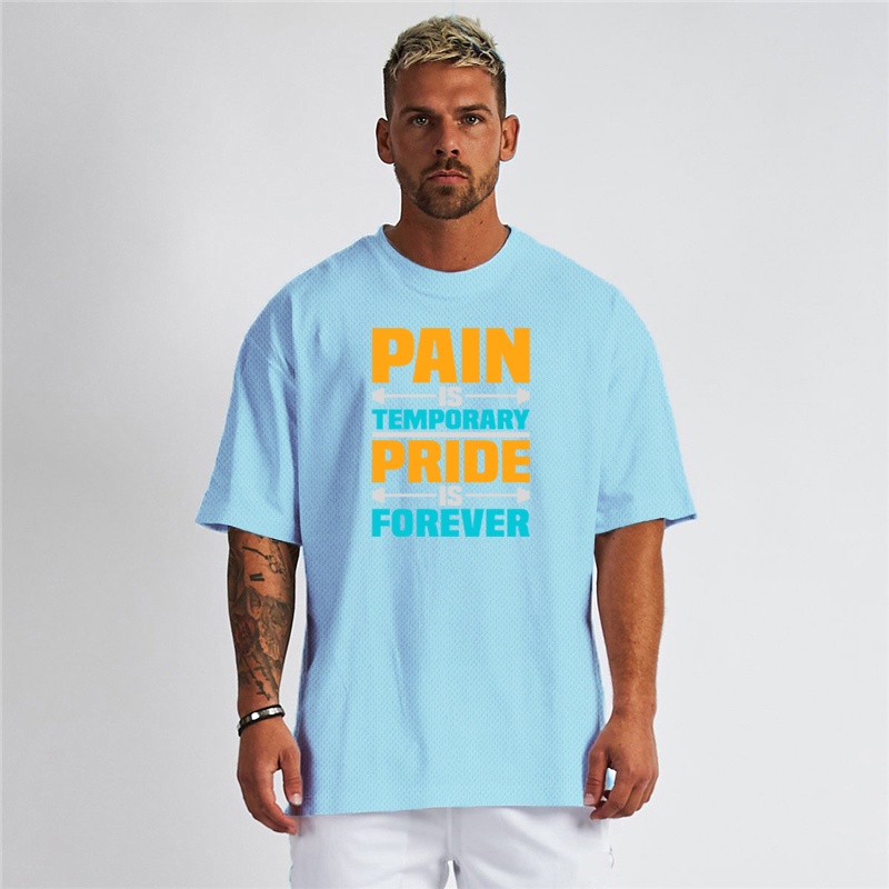 Áo Thun Tay Ngắn Dáng Rộng Thoáng Khí Thoải Mái In Họa Tiết Thời Trang Mùa Hè Cho Nam