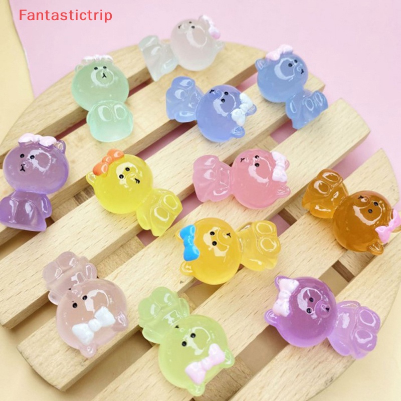 [Fantastictrip] Set 5 Mô Hình Búp Bê Mini Phát Sáng Trong Bóng Tối Trang Trí Tiểu Cảnh Craf Mới