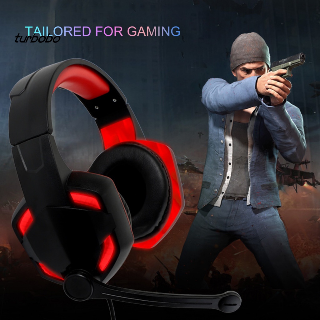 Tai Nghe Chơi Game Có Dây Chống Ồn Hiệu Ứng Ánh Sáng turbobo G2000