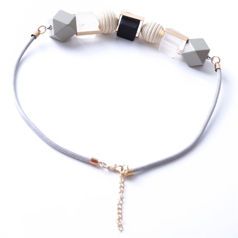 Vòng cổ Chuỗi Hạt Gỗ Thời Trang Cho Nữ